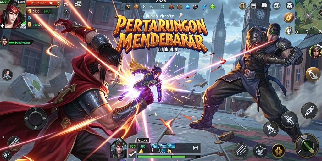 Tampilan screenshot gameplay intens di 33ZK.
