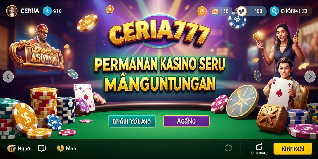 Tampilan gameplay CERIA777 yang menarik dan penuh aksi.
