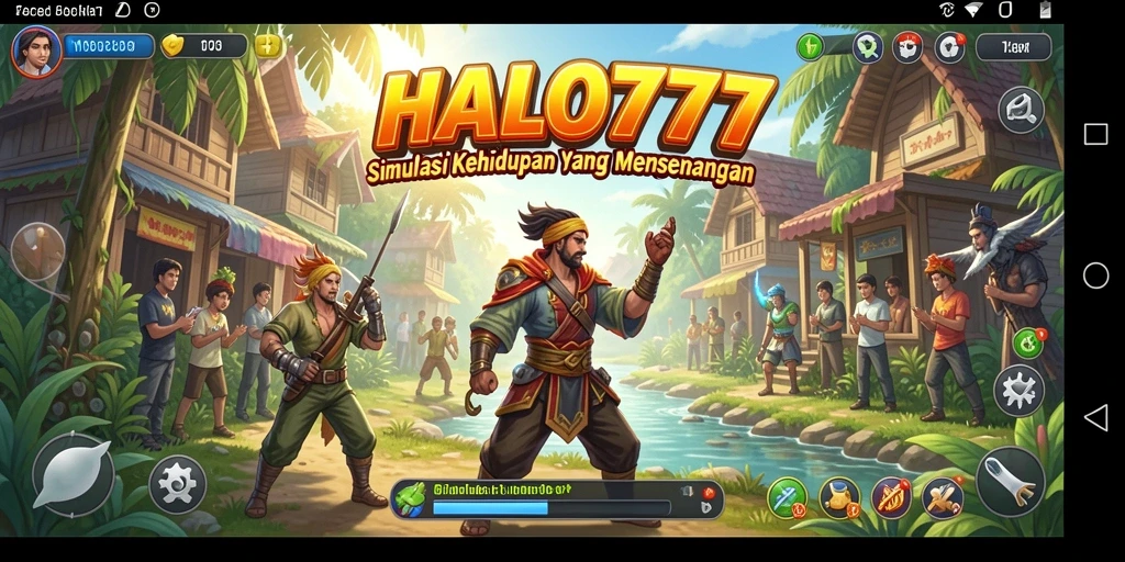 Tampilan gameplay HALO777 yang mengasyikkan dan interaktif.