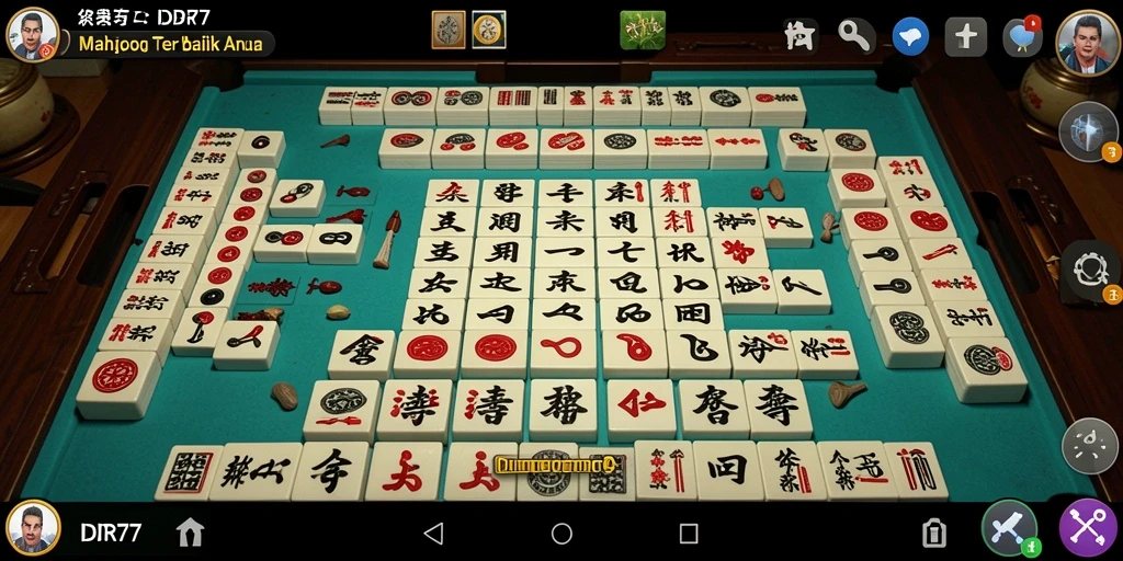 Tampilan screenshot utama IDR77 dengan gameplay Mahjong yang menarik.