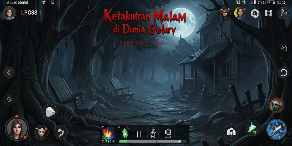 Screenshot LPO88 menampilkan suasana mencekam dalam gameplay.