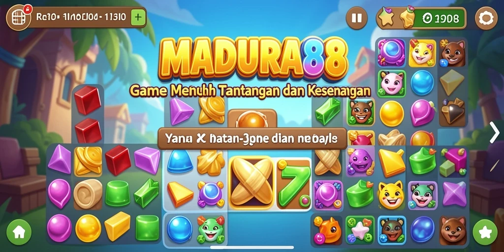 Screenshot yang menunjukkan gameplay seru dan tantangan dalam MADURA88.
