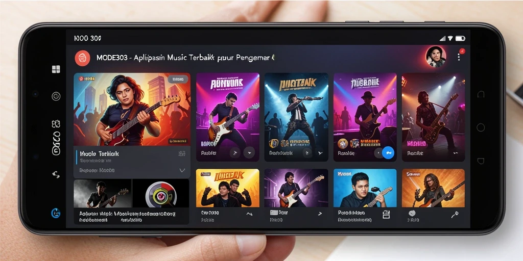 Tampilan gameplay MODE303 yang seru dan interaktif.