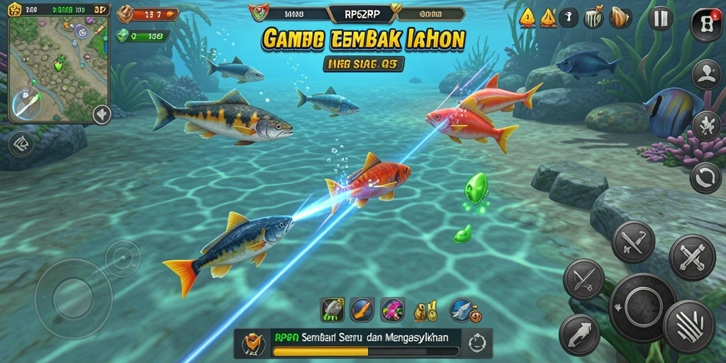 Gameplay seru menembak ikan di RP62RP.