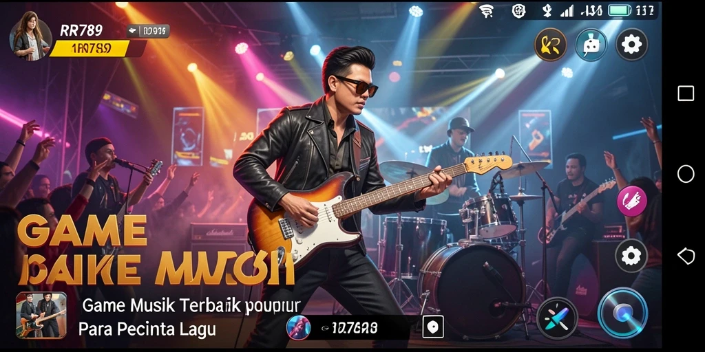 Tampilan gameplay RR789 yang seru dengan pilihan lagu.