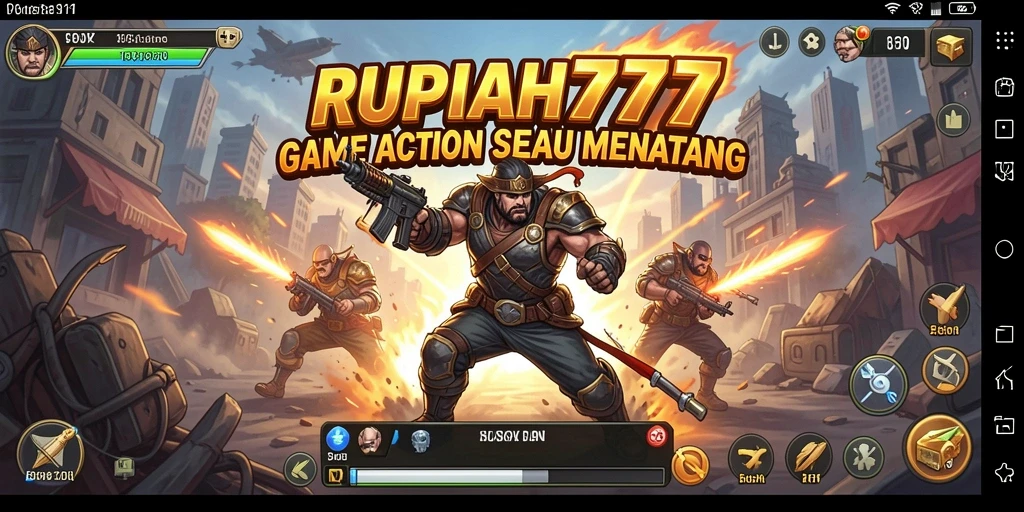 Tangkapan layar utama menunjukkan aksi seru dari gameplay RUPIAH777.