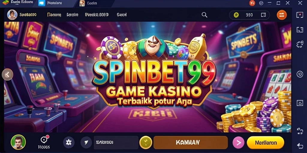 Tampilan menarik gameplay SPINBET99 yang seru dan penuh warna.