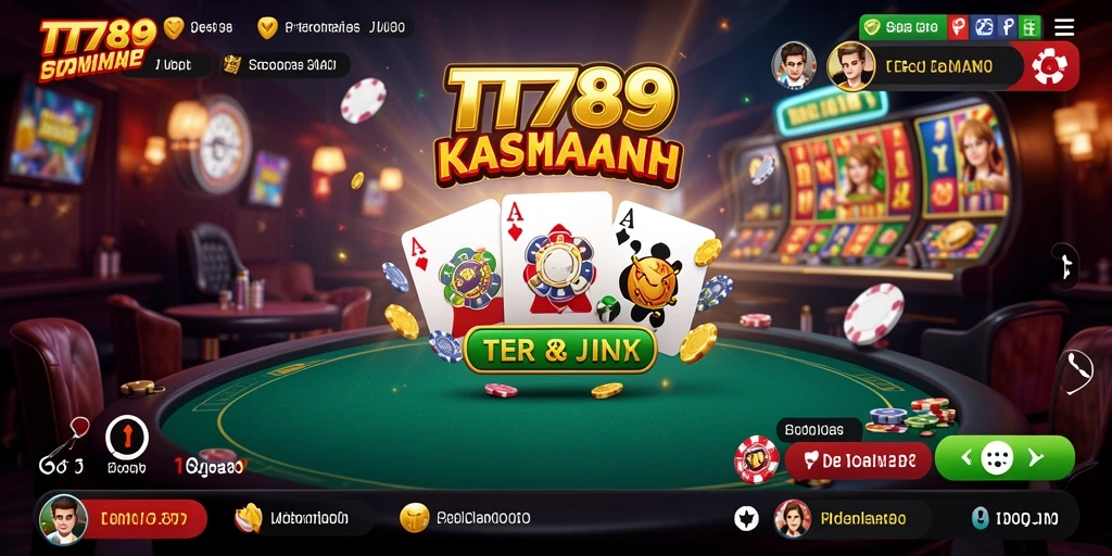 Screenshot TT789 menunjukkan gameplay kasino yang seru dan interaktif.